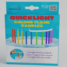 Quick Light Candles-Coloured Flame-93221 pk 24/1 Quick Light Candles-Coloured Flame-93221 pk 24/1