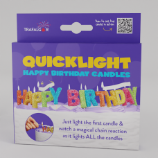 Quick Light Candles-HAPPY BIRTHDAY-93238 pk 24/1 Quick Light Candles-HAPPY BIRTHDAY-93238 pk 24/1
